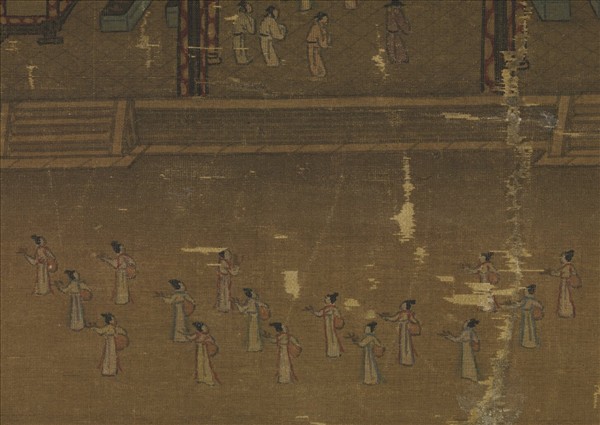 宋馬遠華燈侍宴圖　軸