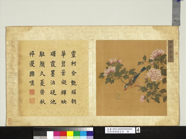 宋徐崇嗣畫花卉　冊　朝華藻夏