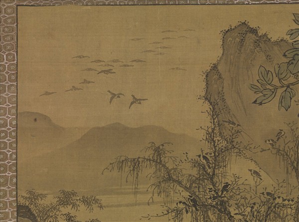 明唐寅畫韓熙載夜宴圖　軸