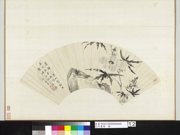 花卉畫冊　冊　清王武秋葵