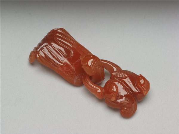瑪瑙鴛鴦帶扣
