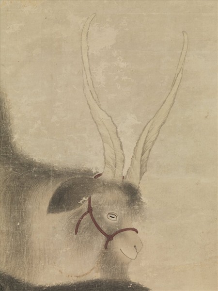 明宣宗畫三陽開泰圖　軸