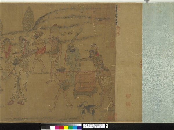 唐閻立本職貢圖　卷