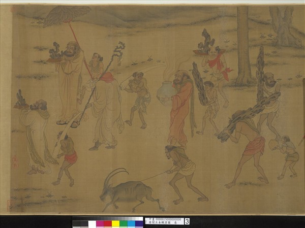 唐閻立本職貢圖　卷