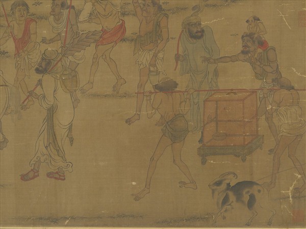 唐閻立本職貢圖　卷