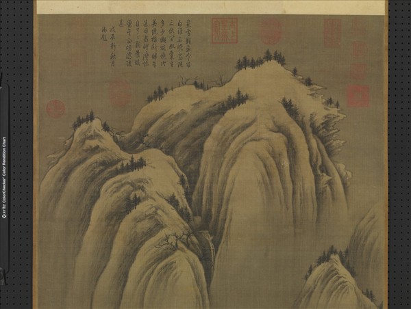五代南唐巨然雪圖　軸