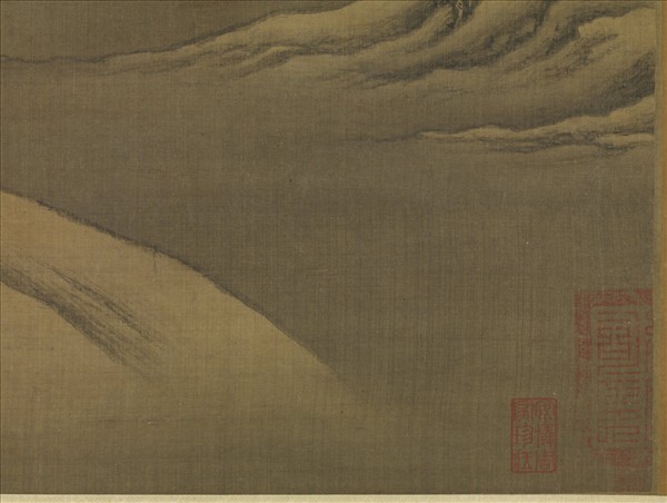 五代南唐巨然雪圖　軸