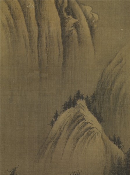 五代南唐巨然雪圖　軸