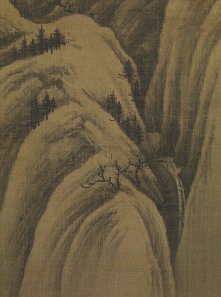 五代南唐巨然雪圖　軸