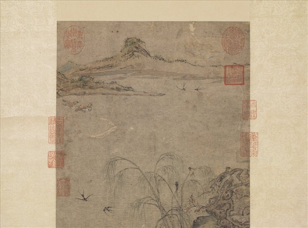 元盛懋春塘禽樂　軸