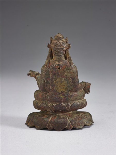 青銅菩薩趺坐像