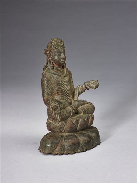 青銅菩薩趺坐像
