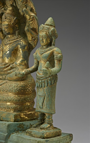 釋迦牟尼佛、四臂觀音、般若佛母三尊像