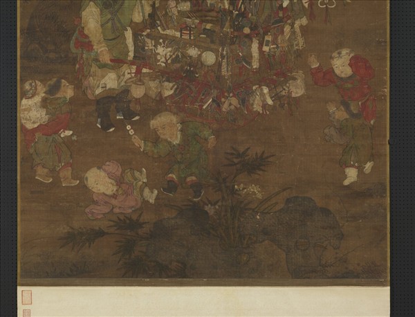 宋蘇漢臣貨郎圖　軸