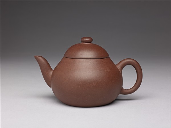 花卉款梨形紫砂壺