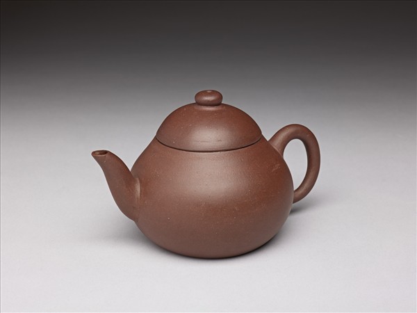 花卉款梨形紫砂壺