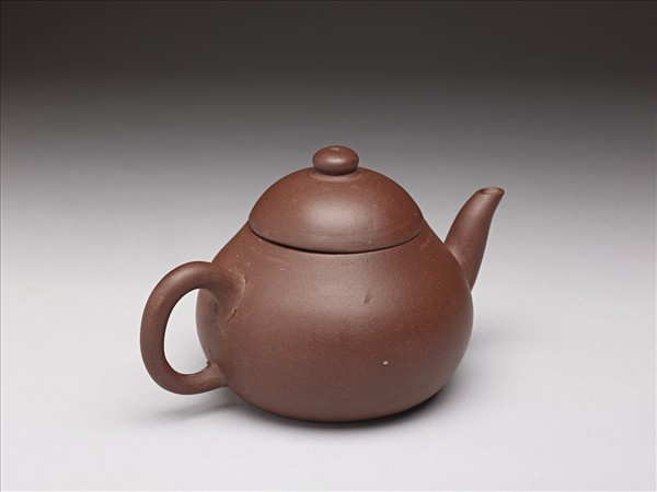 花卉款梨形紫砂壺