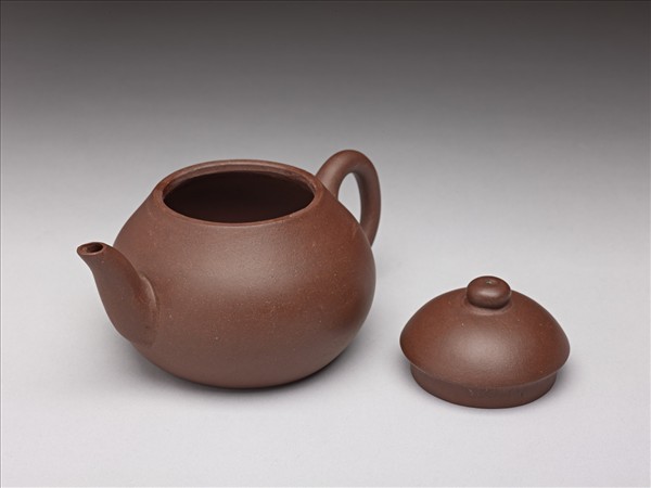 花卉款梨形紫砂壺