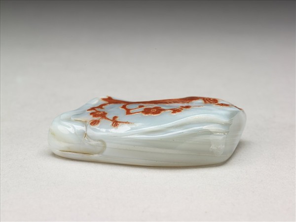 套料雕梅花書鎮