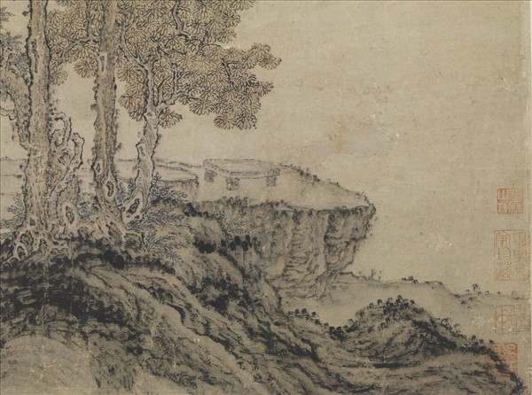 元王蒙東山草堂圖　軸