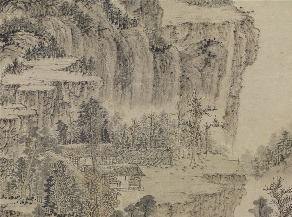 元王蒙東山草堂圖　軸