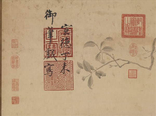 明宣宗戲猿圖　軸