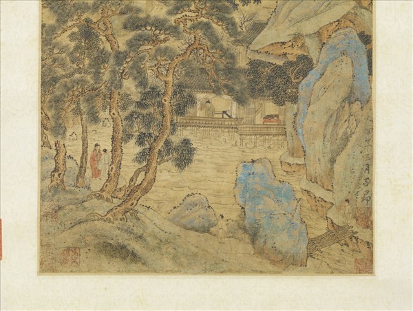 元趙孟頫畫山水　軸