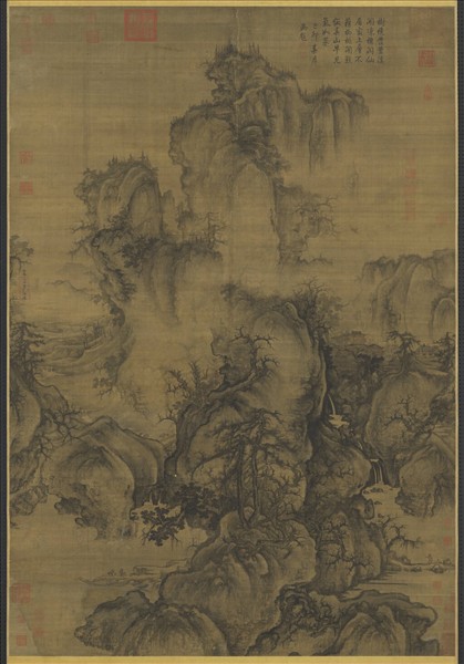 宋郭熙早春圖　軸