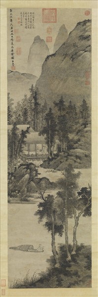 元趙孟頫夏木垂陰　軸