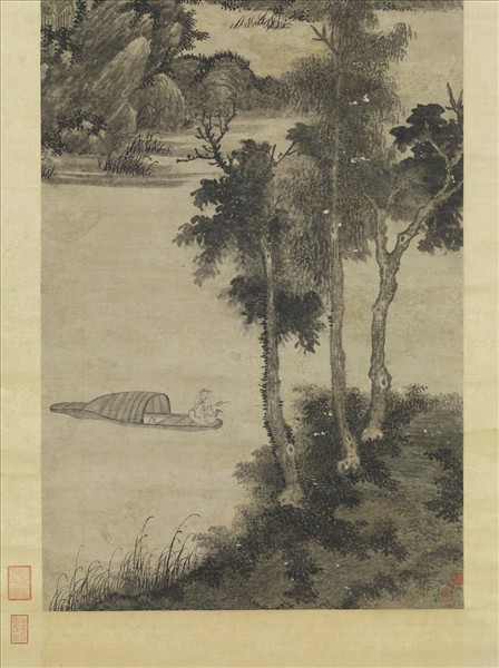 元趙孟頫夏木垂陰　軸