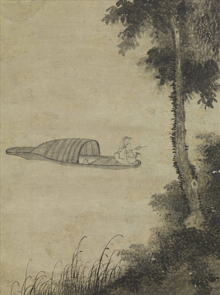 元趙孟頫夏木垂陰　軸