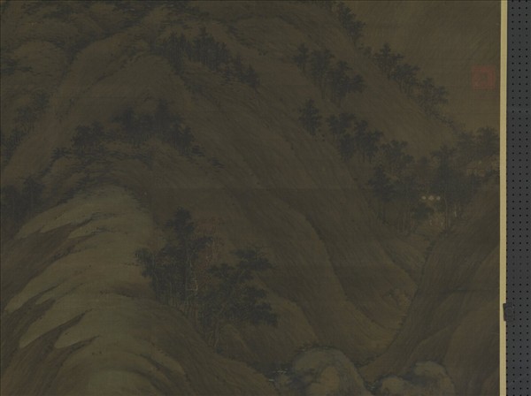 五代南唐董源龍宿郊民圖　軸