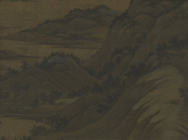 五代南唐董源龍宿郊民圖　軸