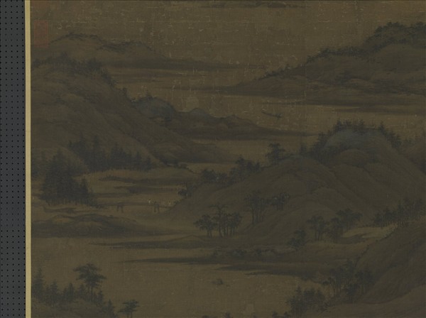 五代南唐董源龍宿郊民圖　軸