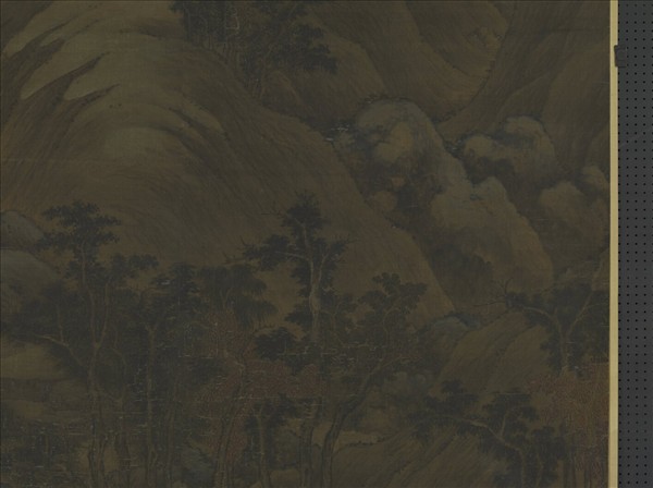 五代南唐董源龍宿郊民圖　軸