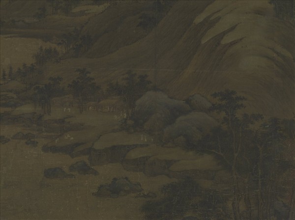 五代南唐董源龍宿郊民圖　軸