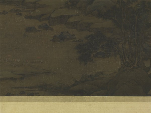 五代南唐董源龍宿郊民圖　軸