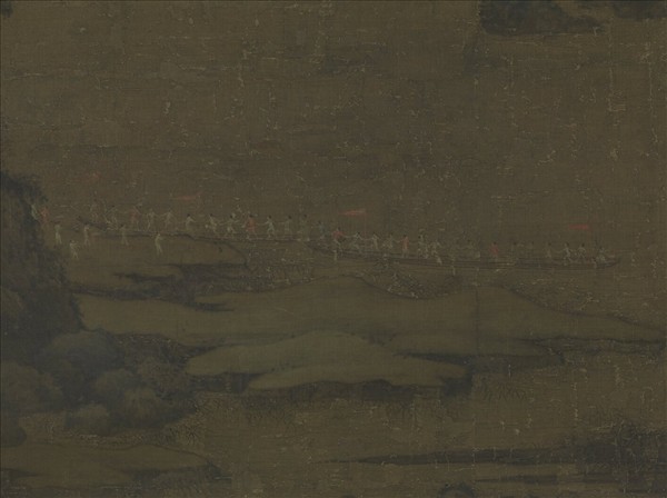 五代南唐董源龍宿郊民圖　軸