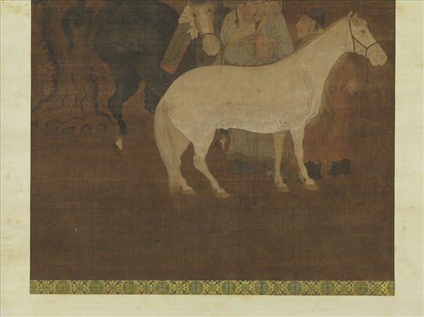 元趙孟頫雙驥圖　軸