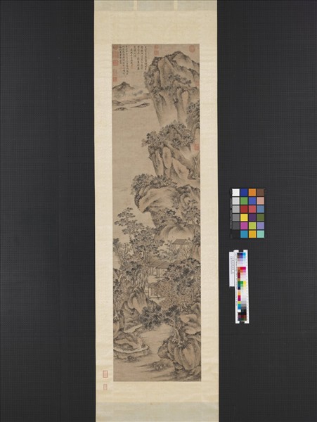 元王蒙東書草堂圖　軸