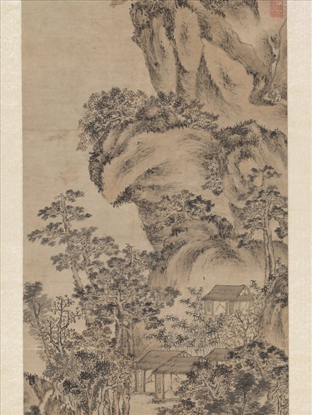 元王蒙東書草堂圖　軸