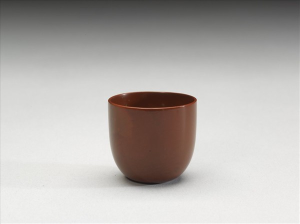 絳色料杯