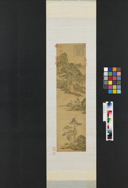 明居節畫江南春　軸