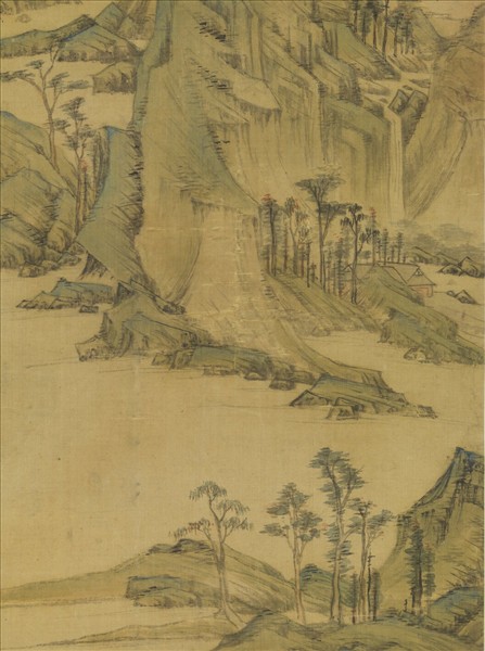 明居節畫江南春　軸