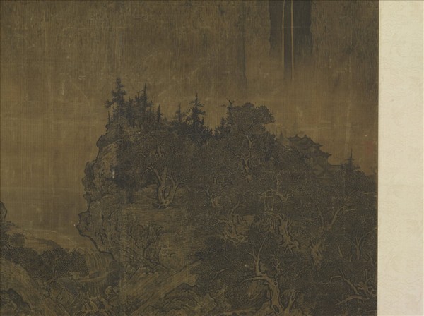 宋范寬谿山行旅圖　軸