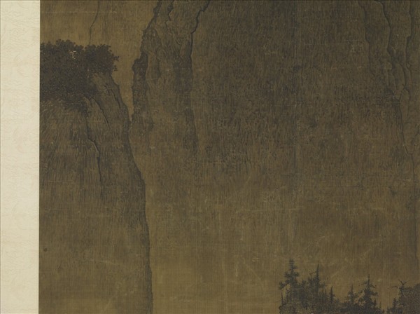 宋范寬谿山行旅圖　軸