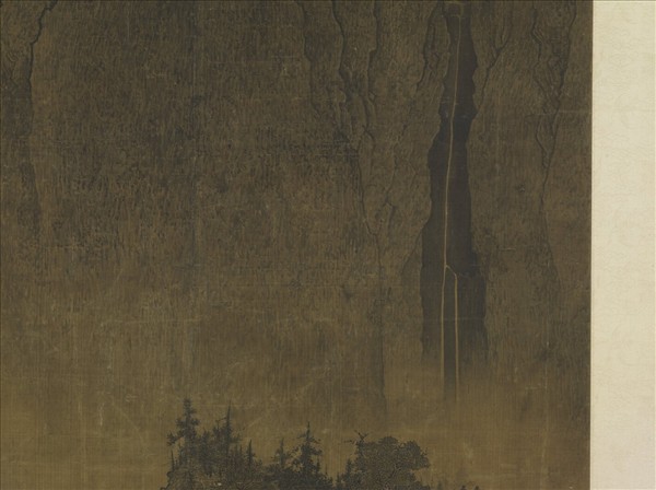 宋范寬谿山行旅圖　軸