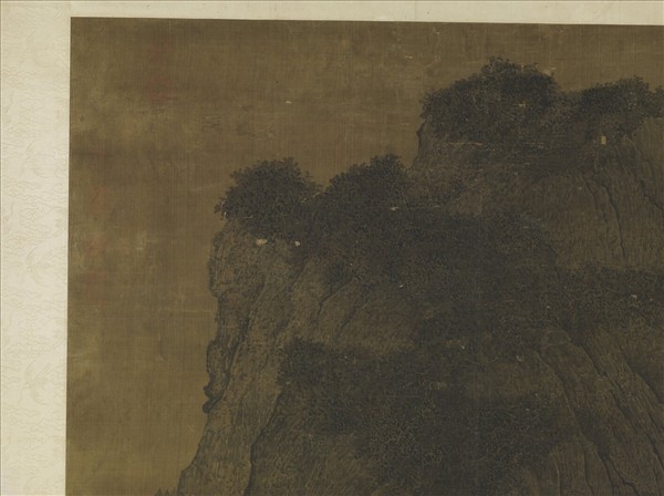 宋范寬谿山行旅圖　軸