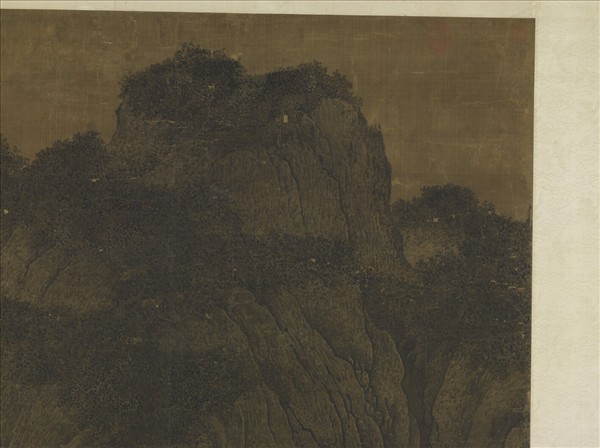 宋范寬谿山行旅圖　軸