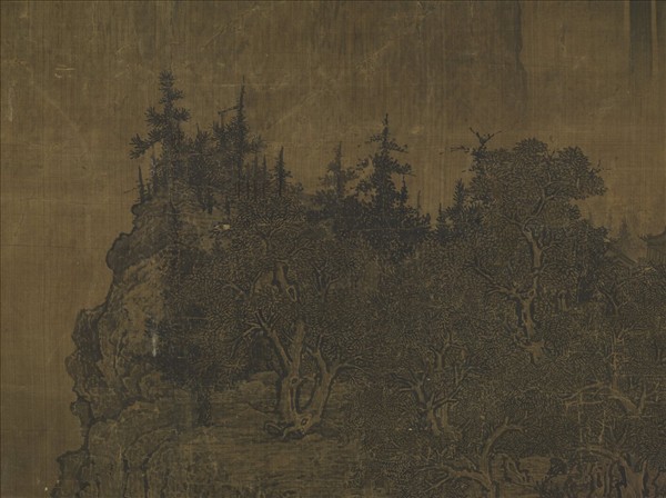宋范寬谿山行旅圖　軸